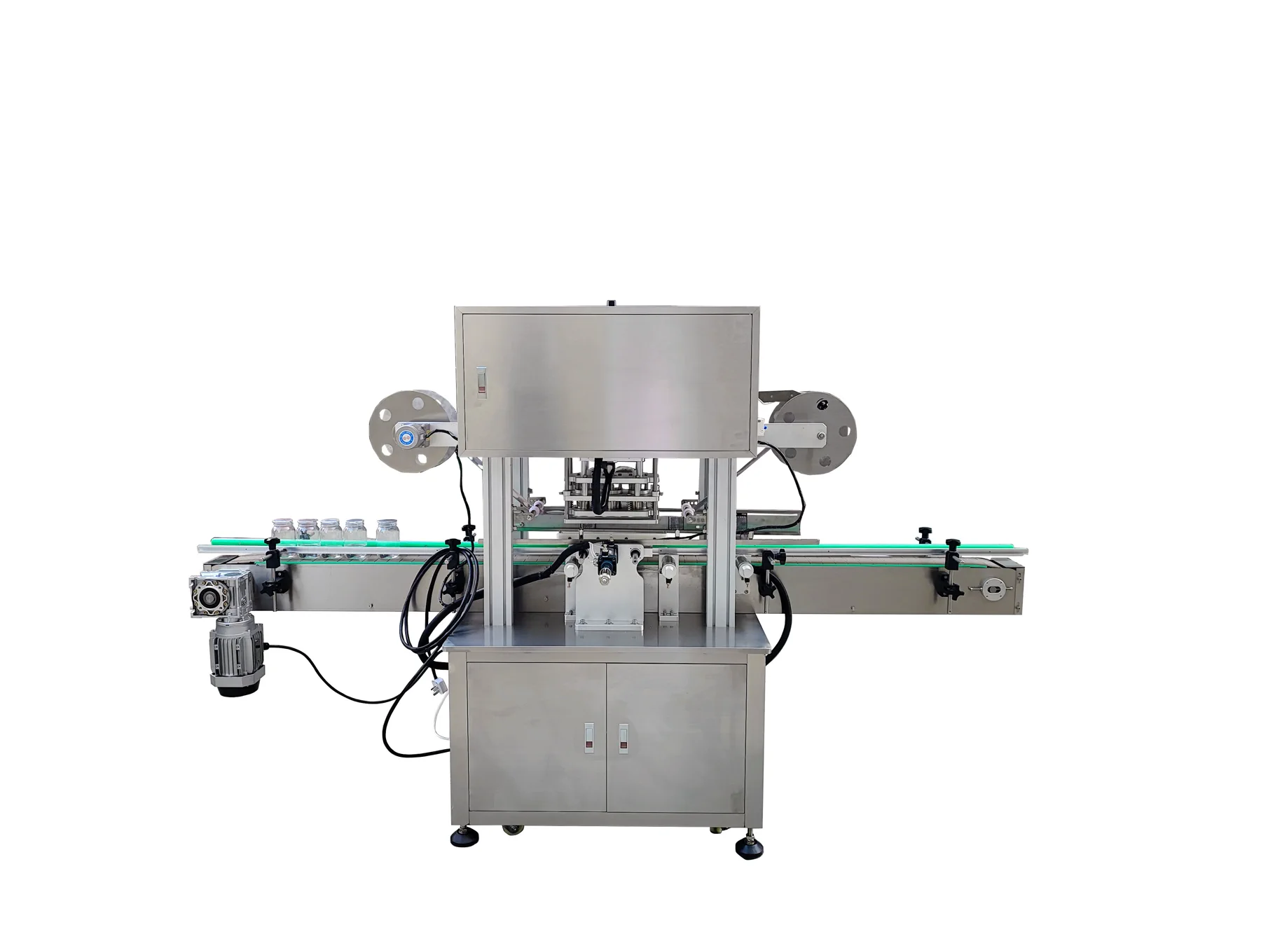 Bottle and Jar Inline Heat Press Sealer · Rear structure