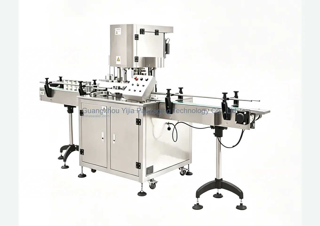 In-line automatic can seaming machine