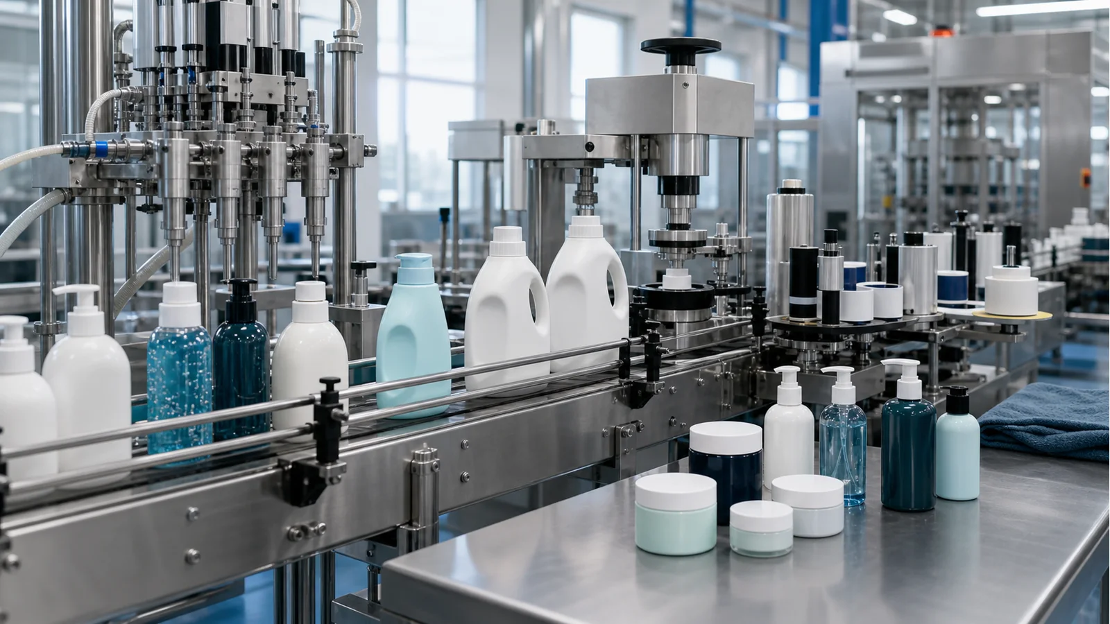 Laundry Detergent Bottle Filling, Capping & Sealing Solution