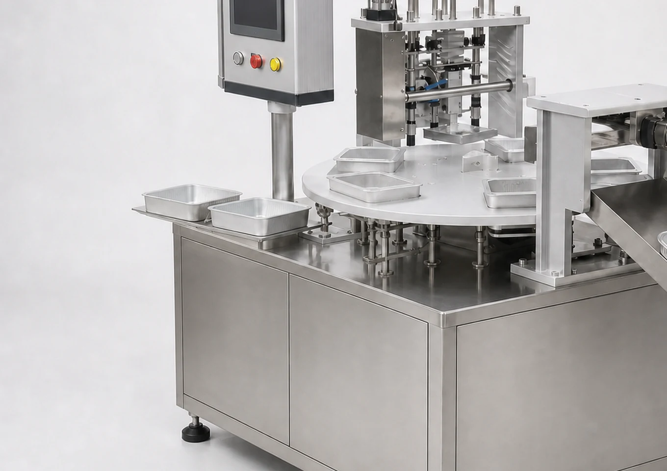 Automatic Foil Sheet Feeder — Infeed and feeding area — AI structure illustration