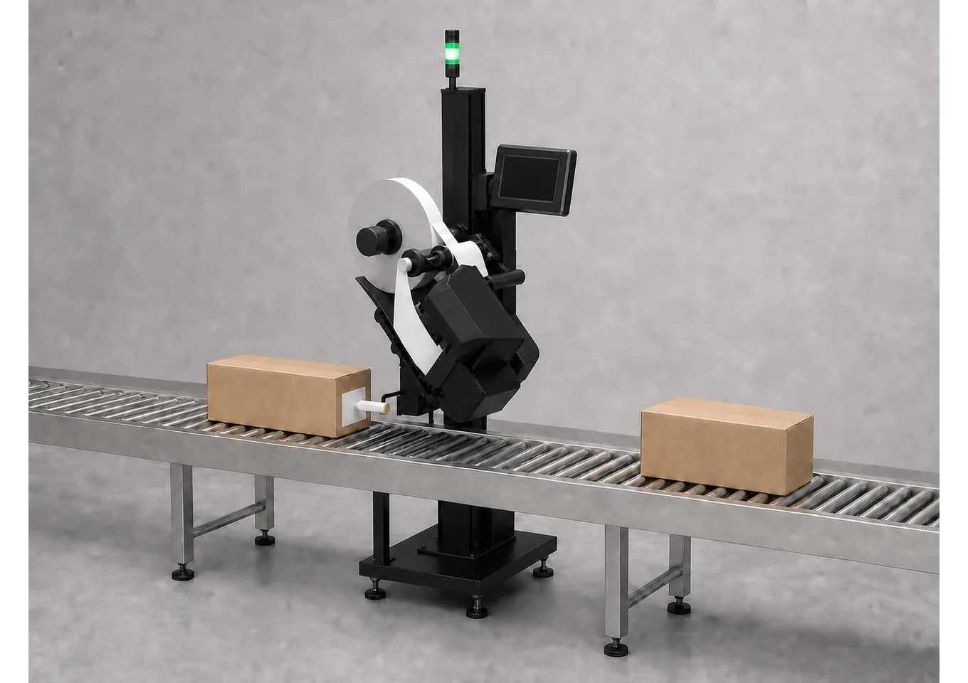 Real-time Print and Apply Labeling Machine