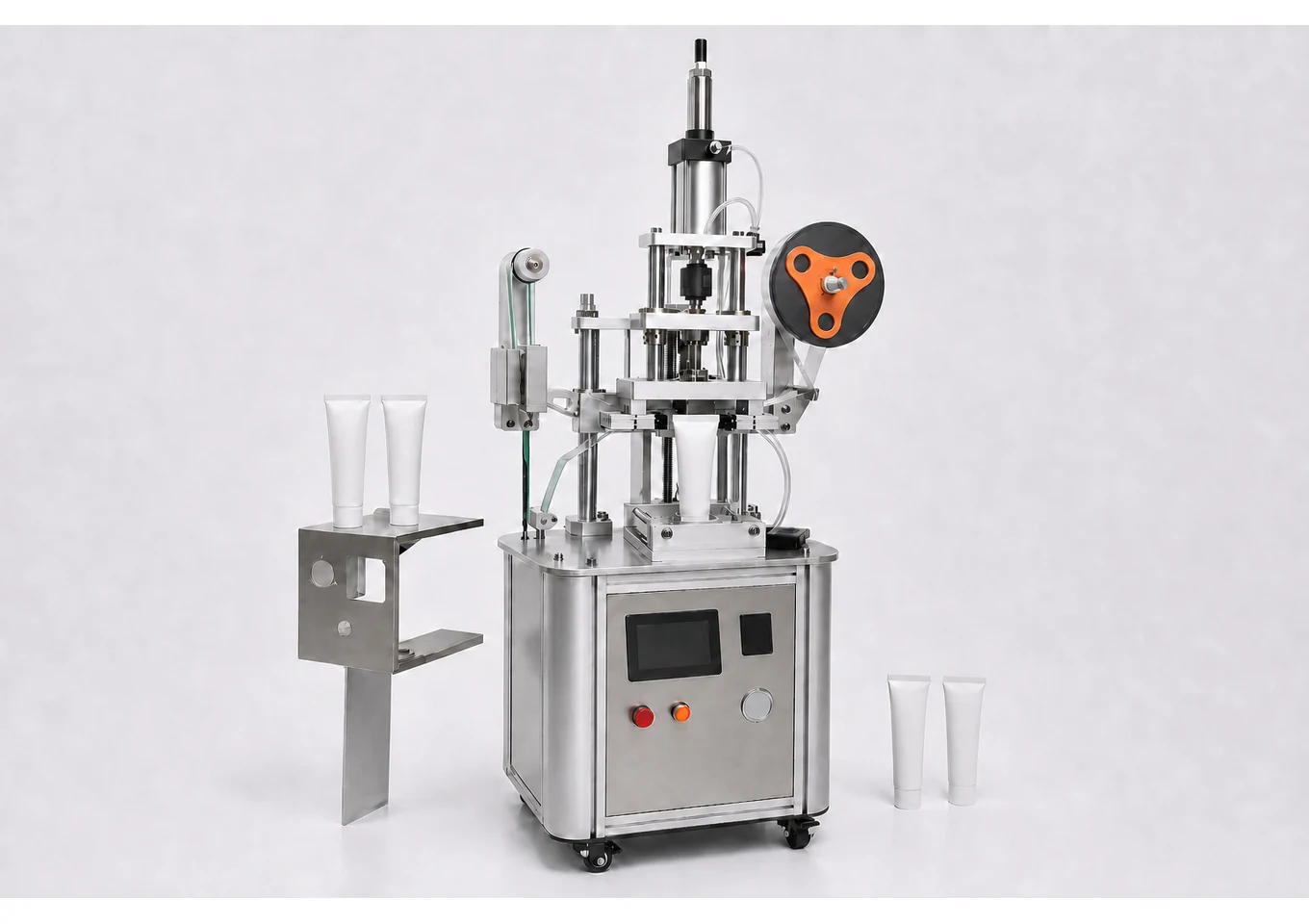 Semi-Automatic Tube Filling and Sealing Machine