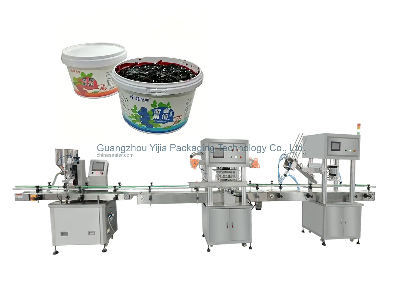 Paper Can / Plastic Pail Aluminum Foil Sealing and Capping Machine