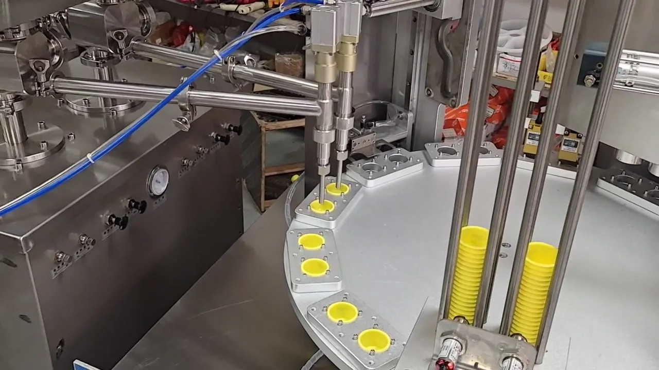 Rotary Small-Cup Filling and Sealing Machine