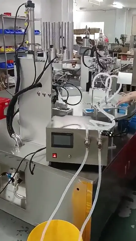 Rotary Filling and Sealing Machine for Facial Mask Boxes · Rotary box filling and sealing machine — complete two-box cycle