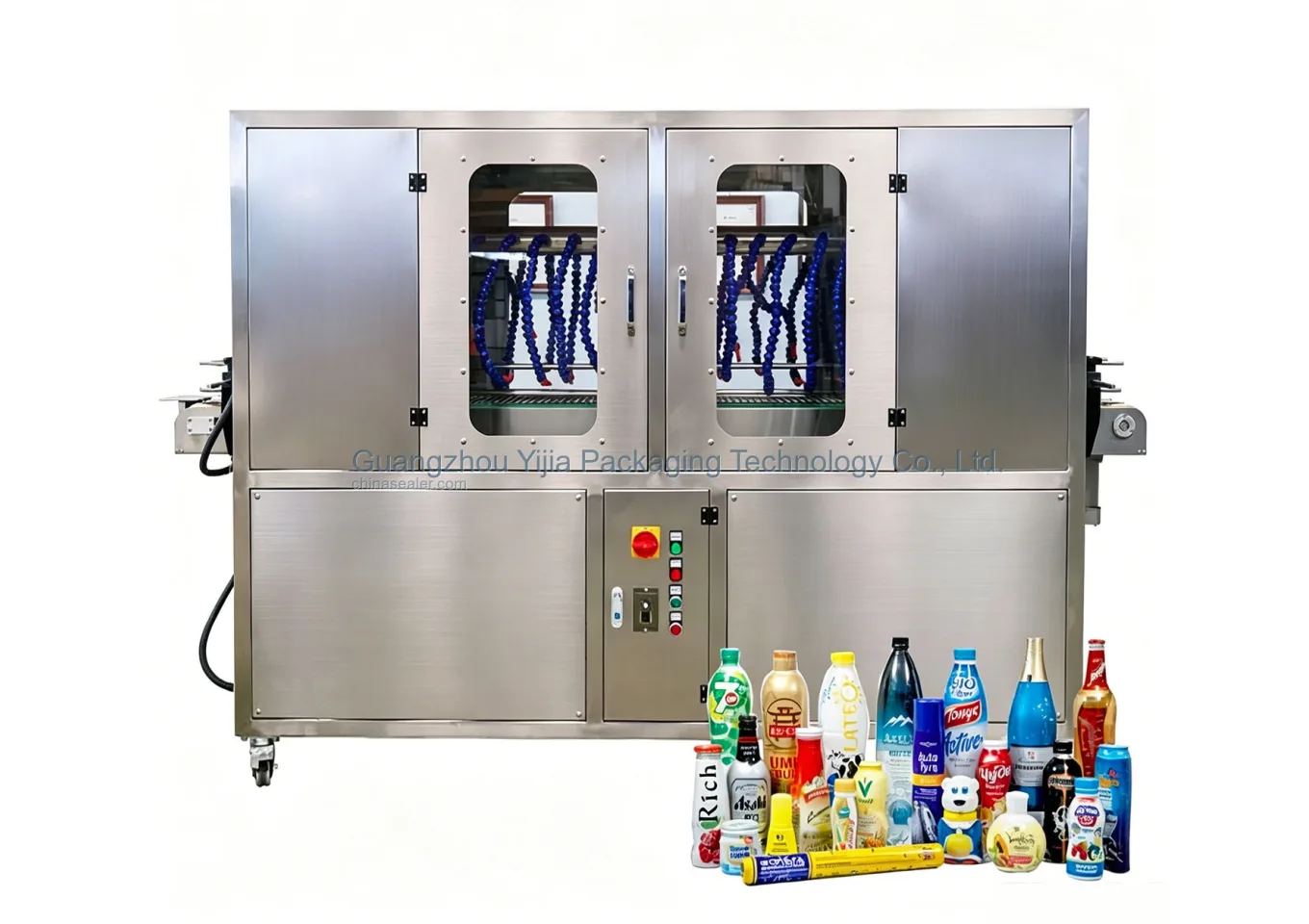 Bottle Mouth Cleaning and Air Rinsing Module Sample