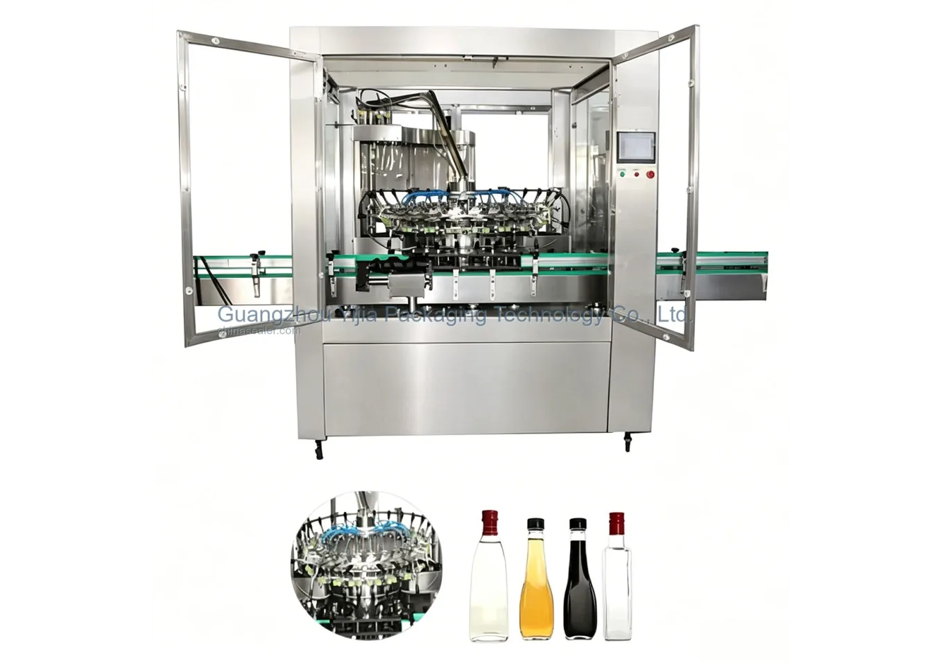Bottle Mouth Cleaning and Air Rinsing Module Sample