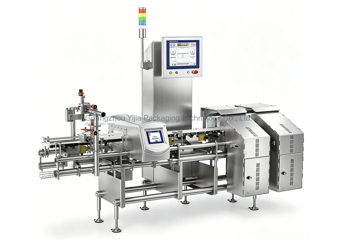 Online Checkweigher and Vision Inspection System Sample