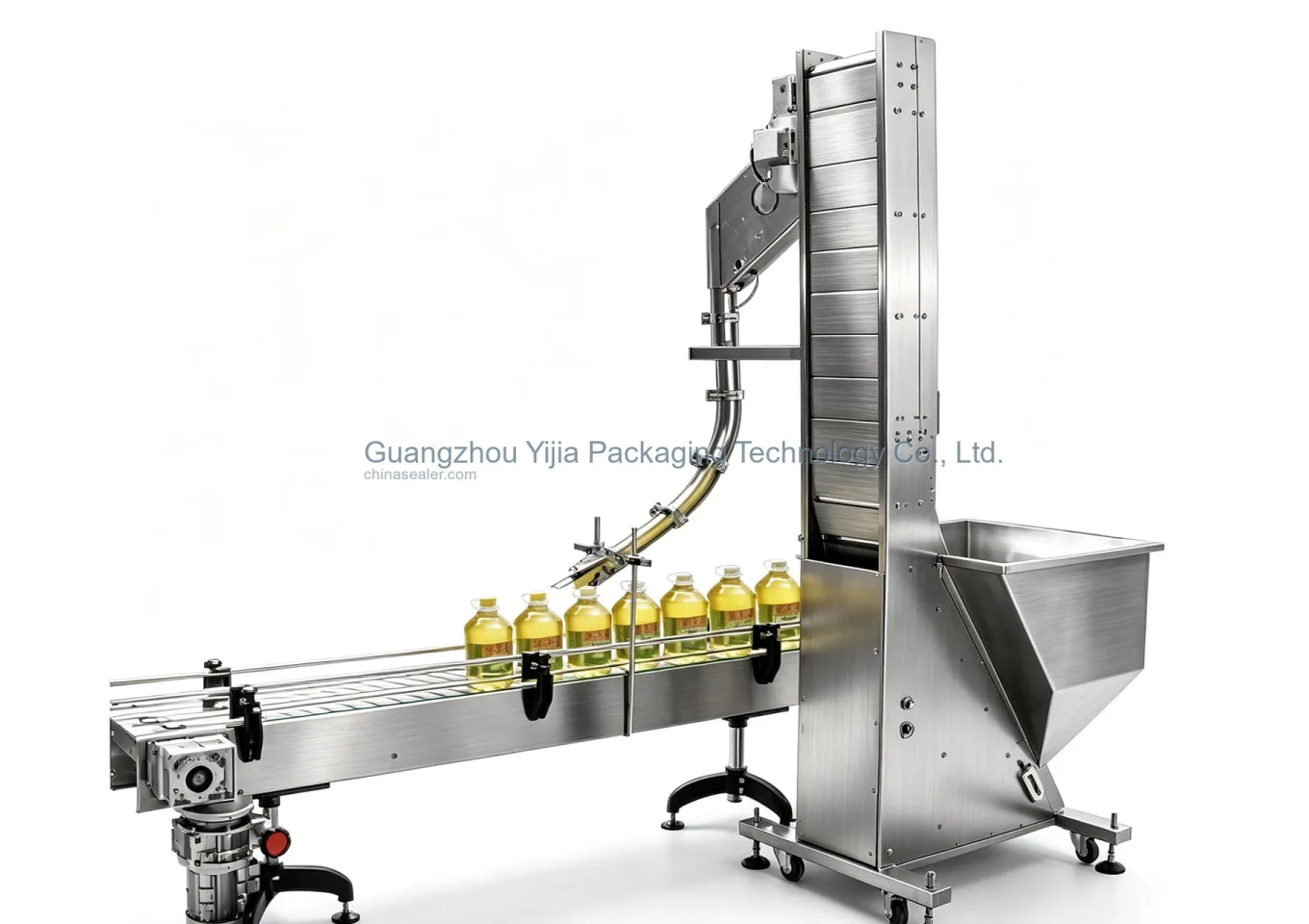 Cap Feeding and Sorting System Sample