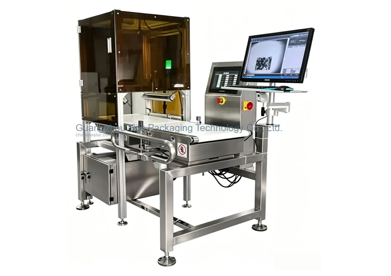 Online Checkweigher and Vision Inspection System Sample