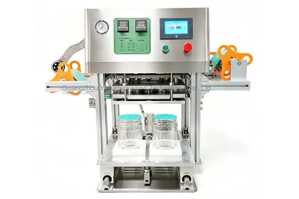 Bottle, pail and can sealing machine sample