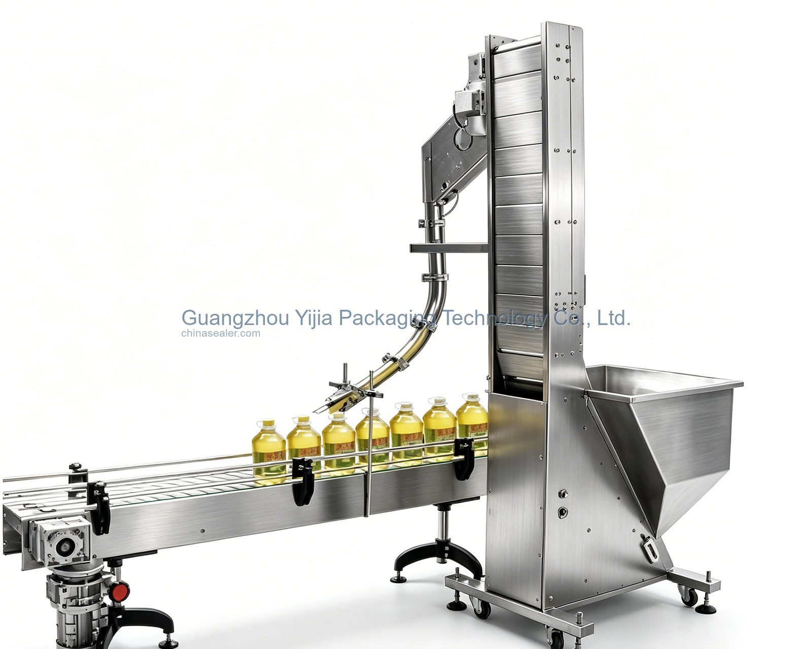 Cap Feeding and Sorting System Sample