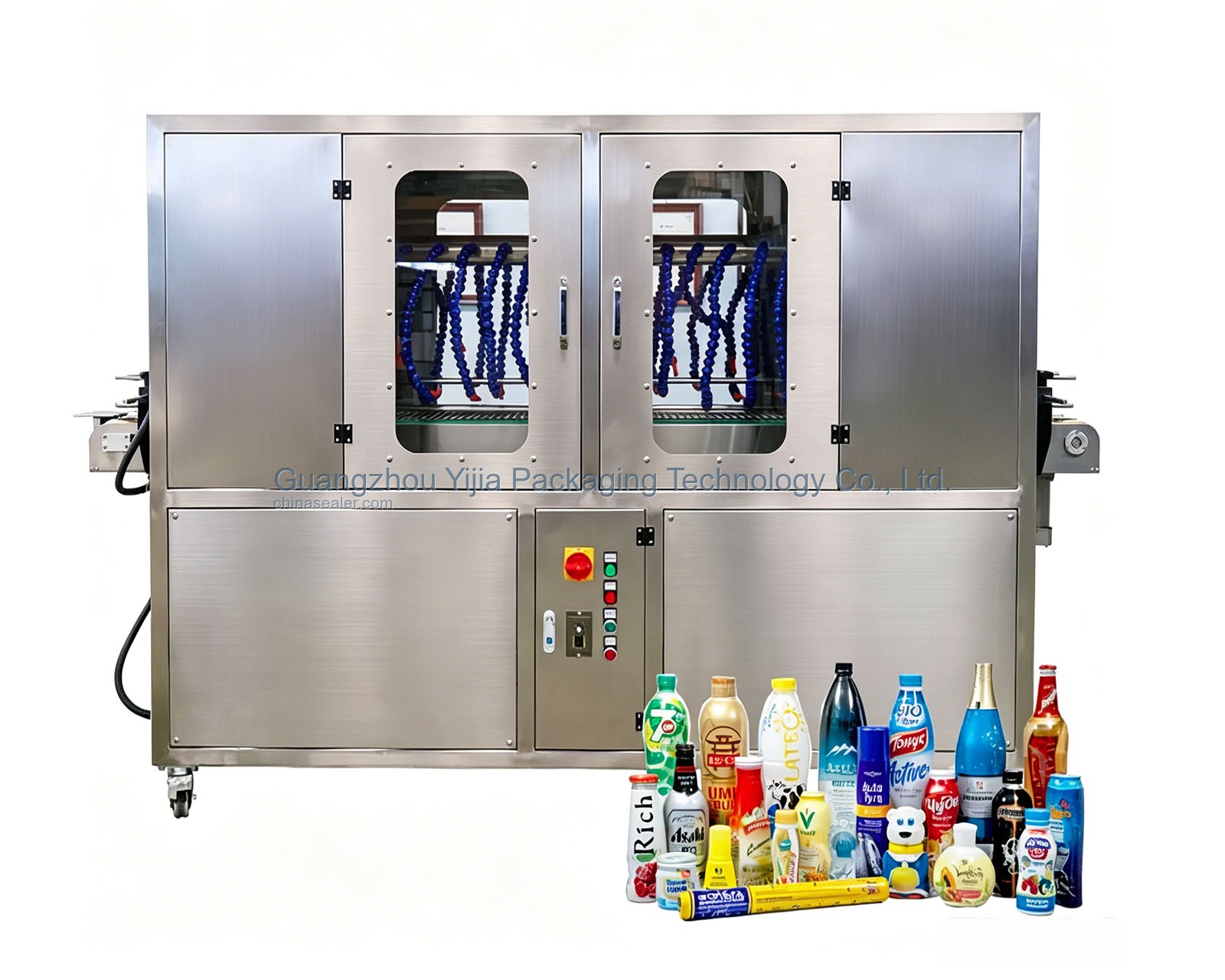 Bottle Mouth Cleaning and Air Rinsing Module Sample
