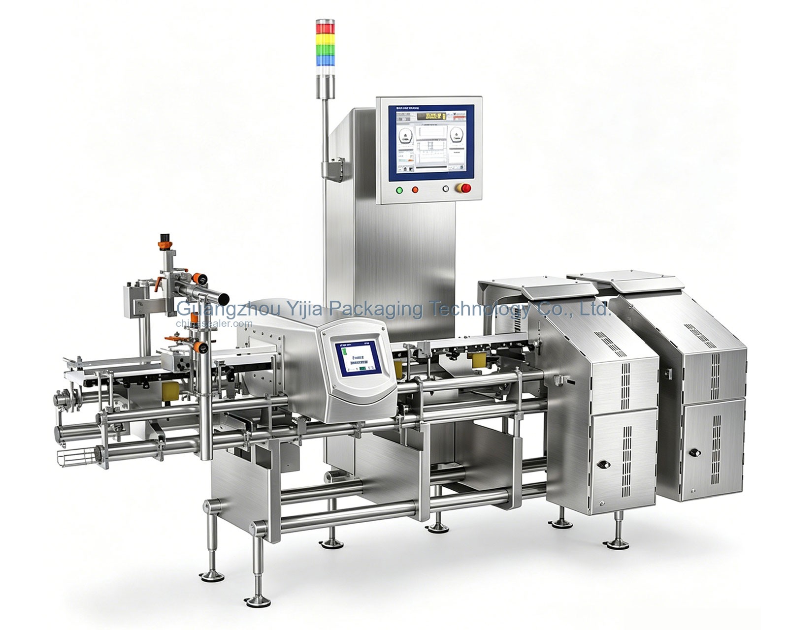 Online Checkweigher and Vision Inspection System Sample