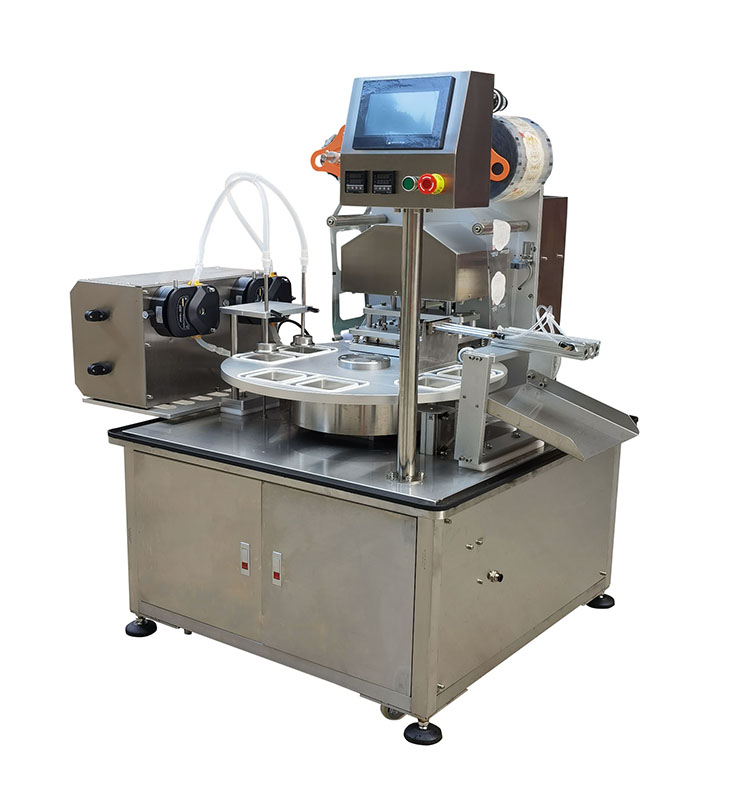 Rotary box sealing machine